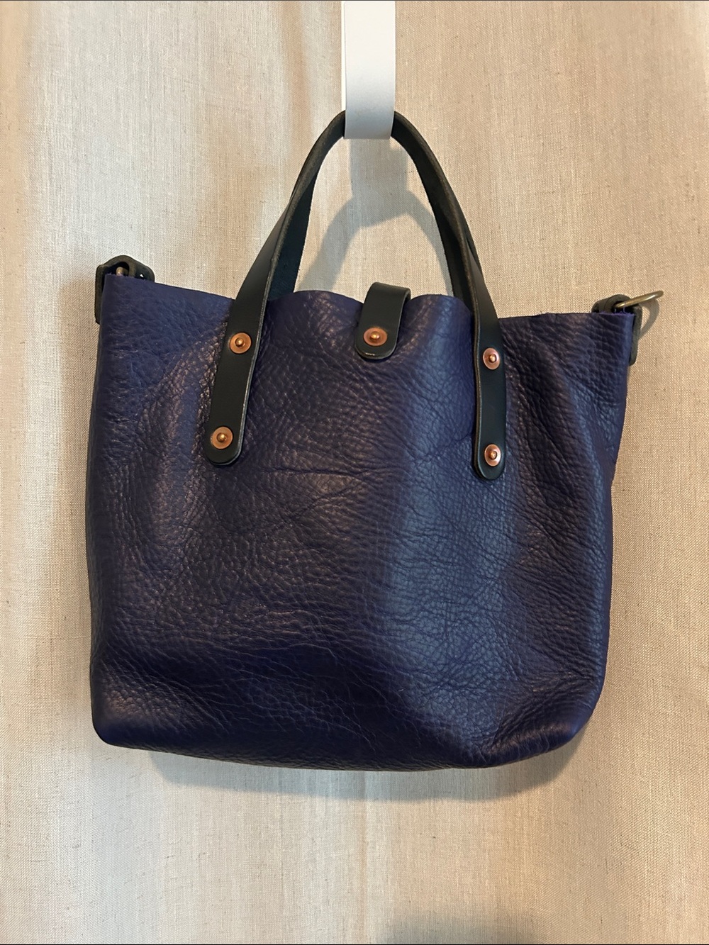 Go Forth Goods mini Avery Tote Violet leather - Picture 2 of 9